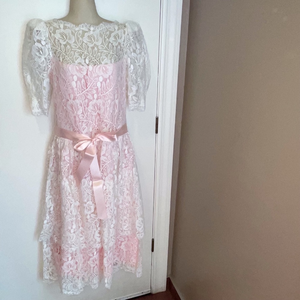 Vintage 1980's Dessy Creations bridesmaid/prom dress